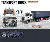 2.4G 1:12 9CH RC Remote Control Container Truck Model Toys With Light Music